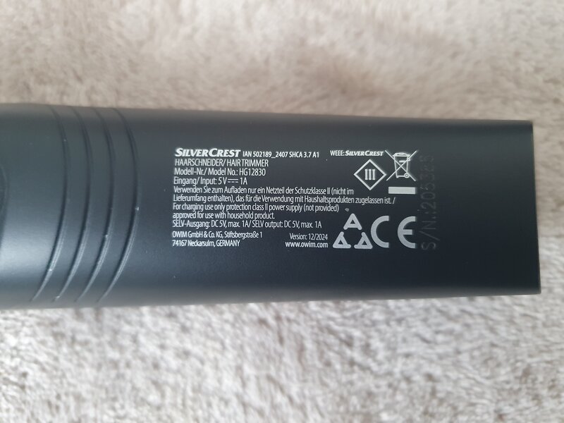 Masina de tuns si barbierit